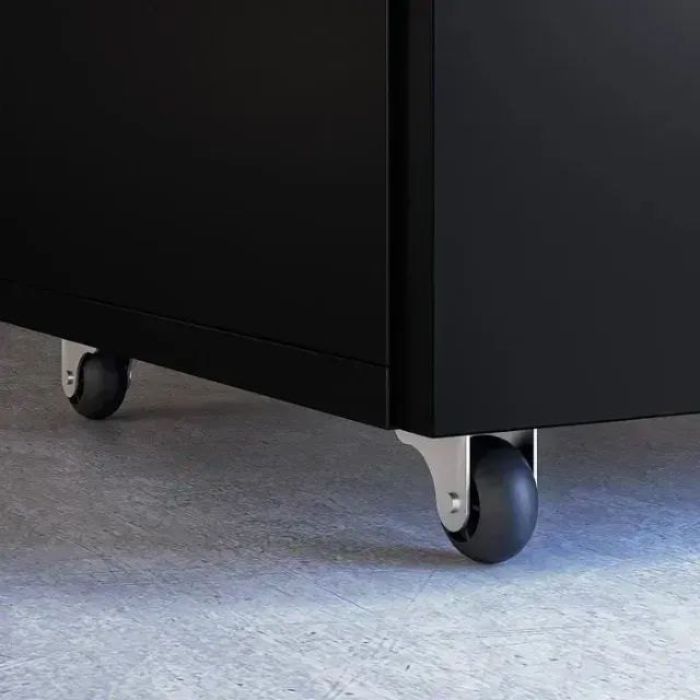 Mesa de escritorio dobravel com rodizios - Foto 2