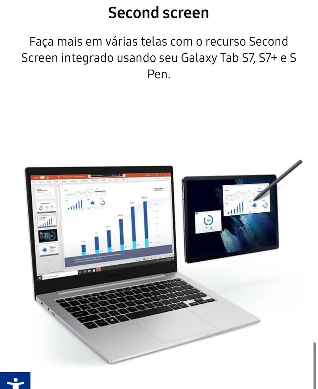 Galaxy Book Go - 108GB - Perfeito para estudos  - Foto 3