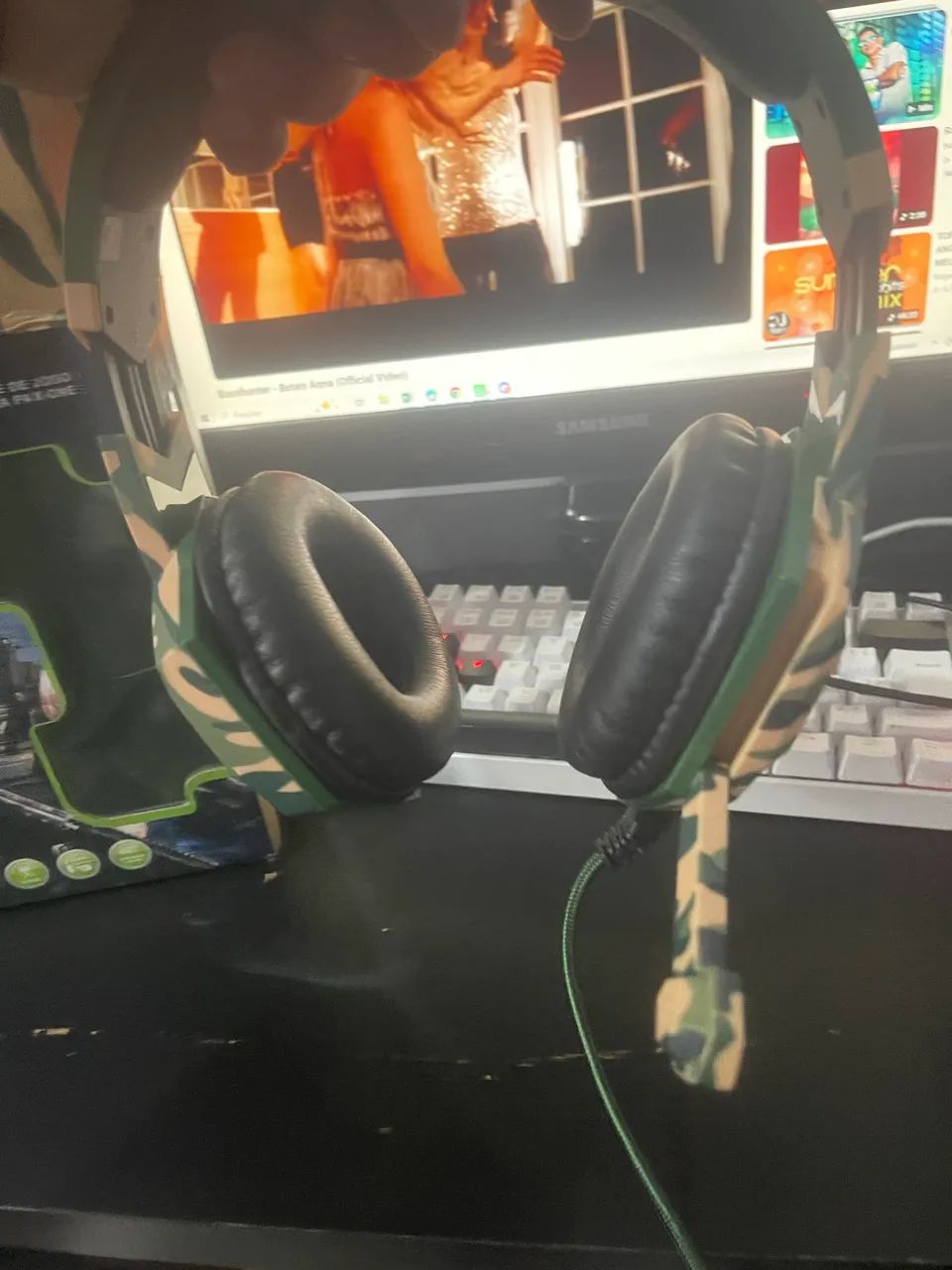 HEADSET GAMER PS4 PC FONE  - Foto 3