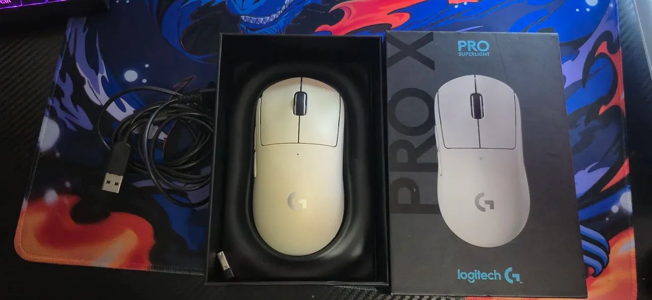 Logitech G Pro X Superlight Branco Original + Caixa (Aceito Propostas) - Foto 4