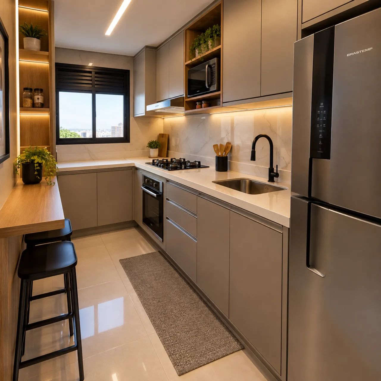 Cozinha projetada 