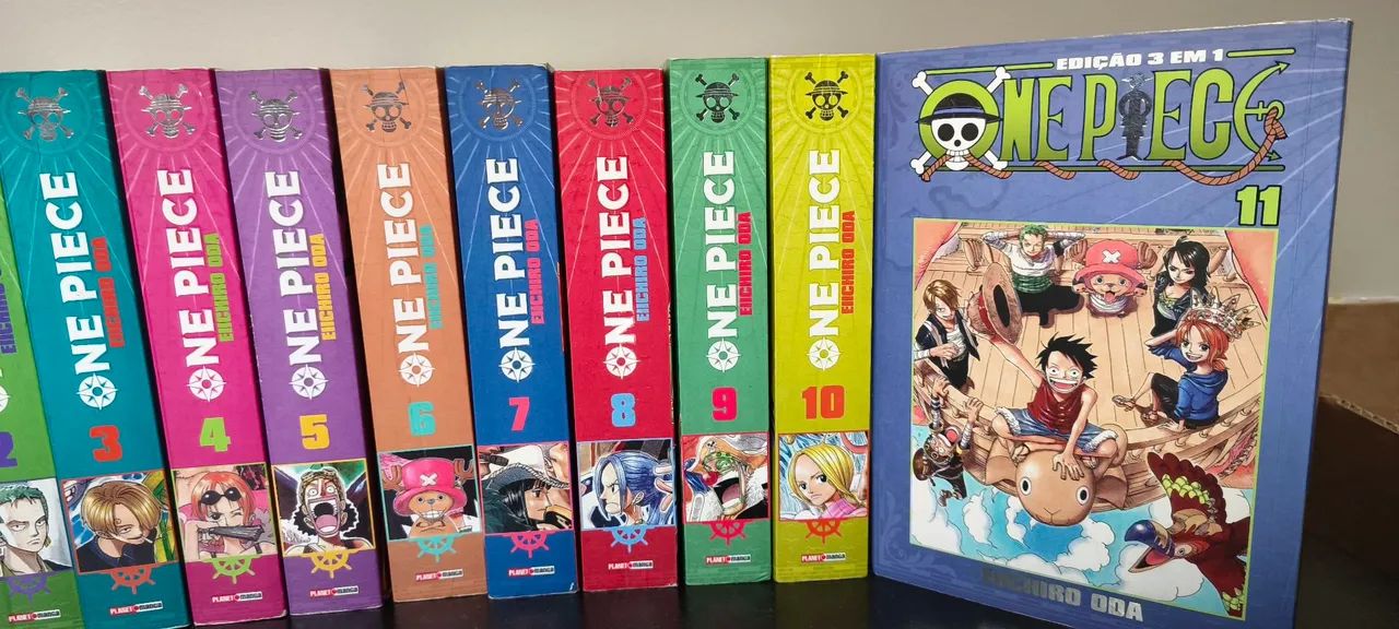 One Piece 3 em 1 de 1 a 11! - Foto 4