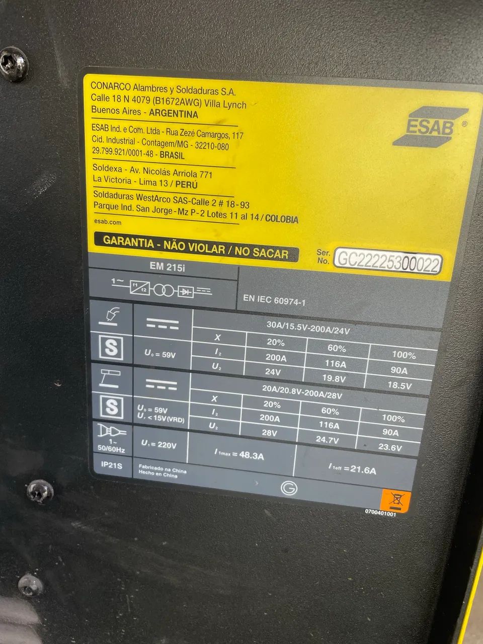 Máquina de solda mig/eletrodo - Foto 3