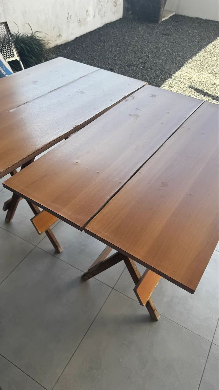 Mesa dobravel e cadeiras - Foto 4