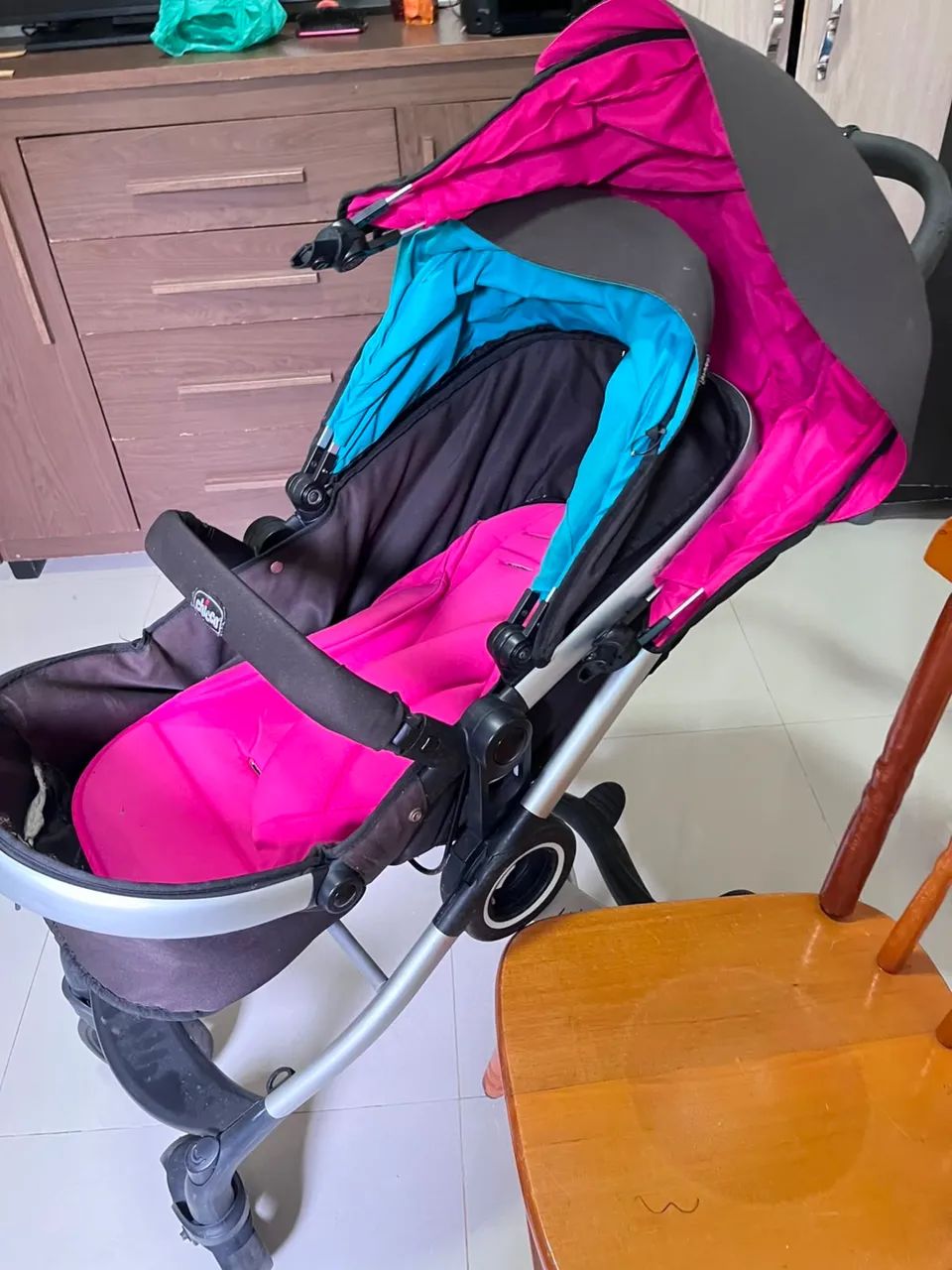 Carrinho de bebê Chicco  - Foto 4