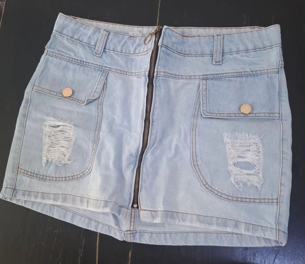 Saia Jeans Usada