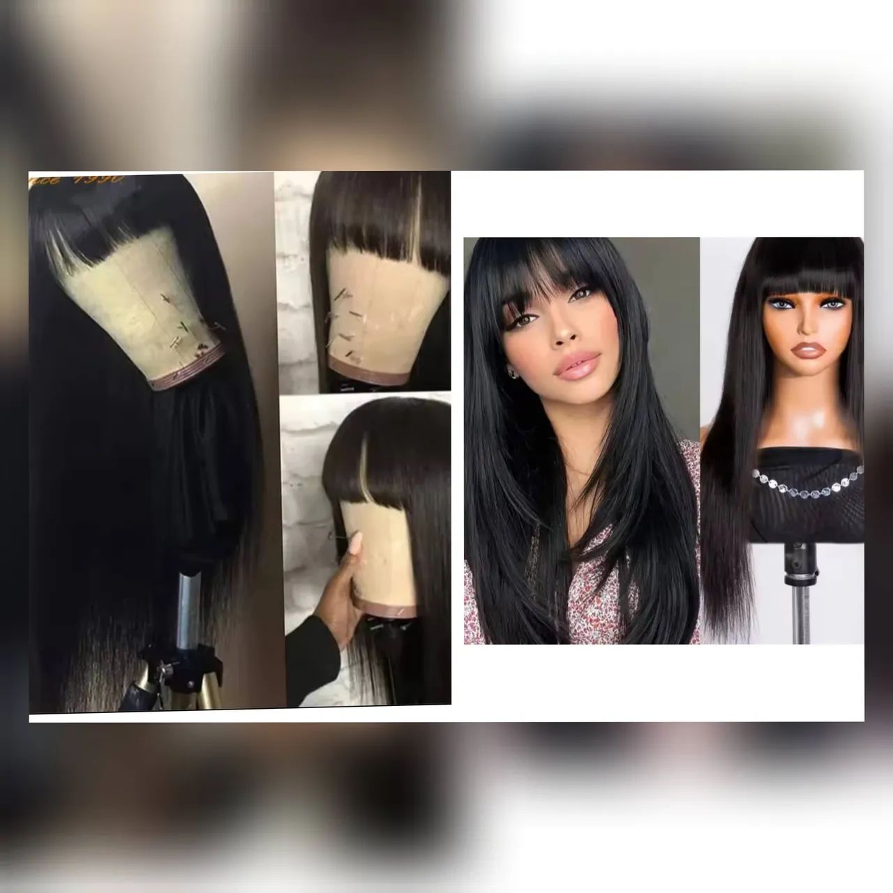 Peruca lace wigs bio humano Premium 