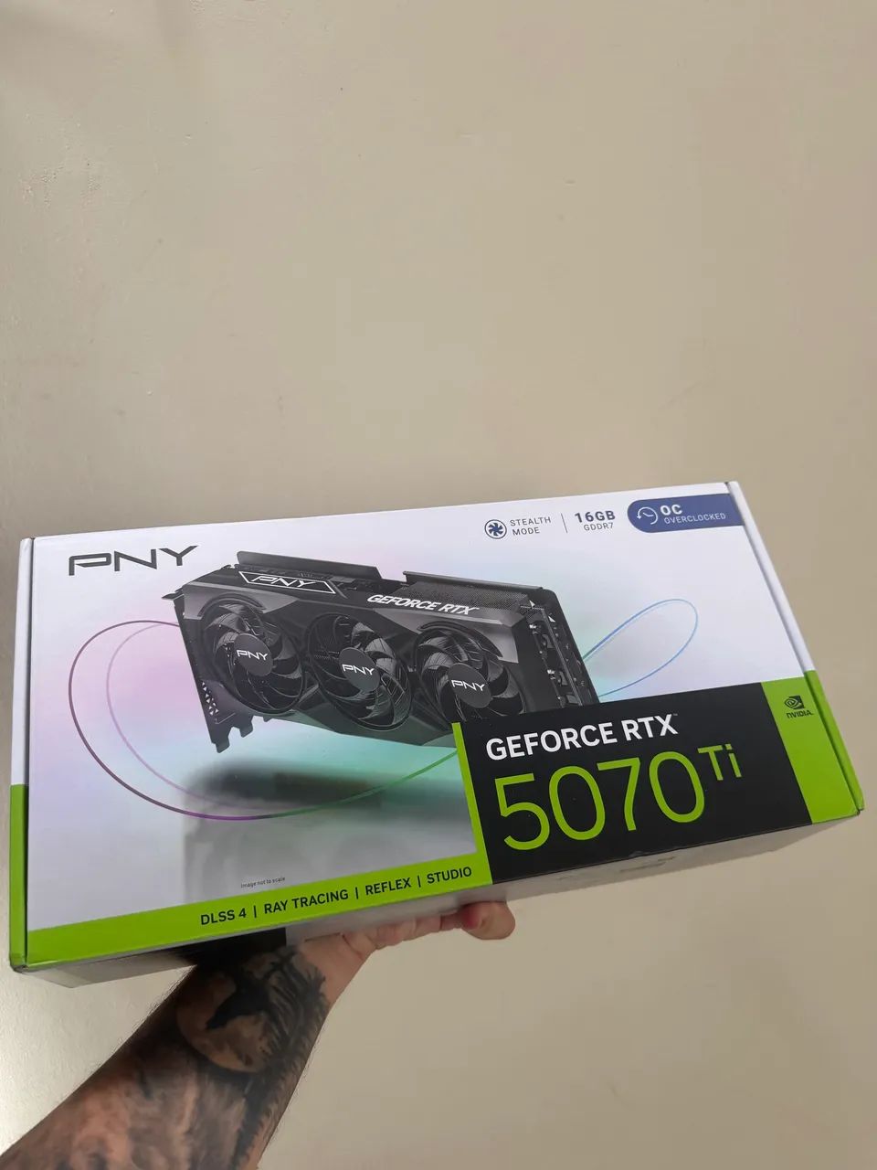 Placa de vídeo Rtx 5070 Ti Oc Pny Nova lacrada com garantia 