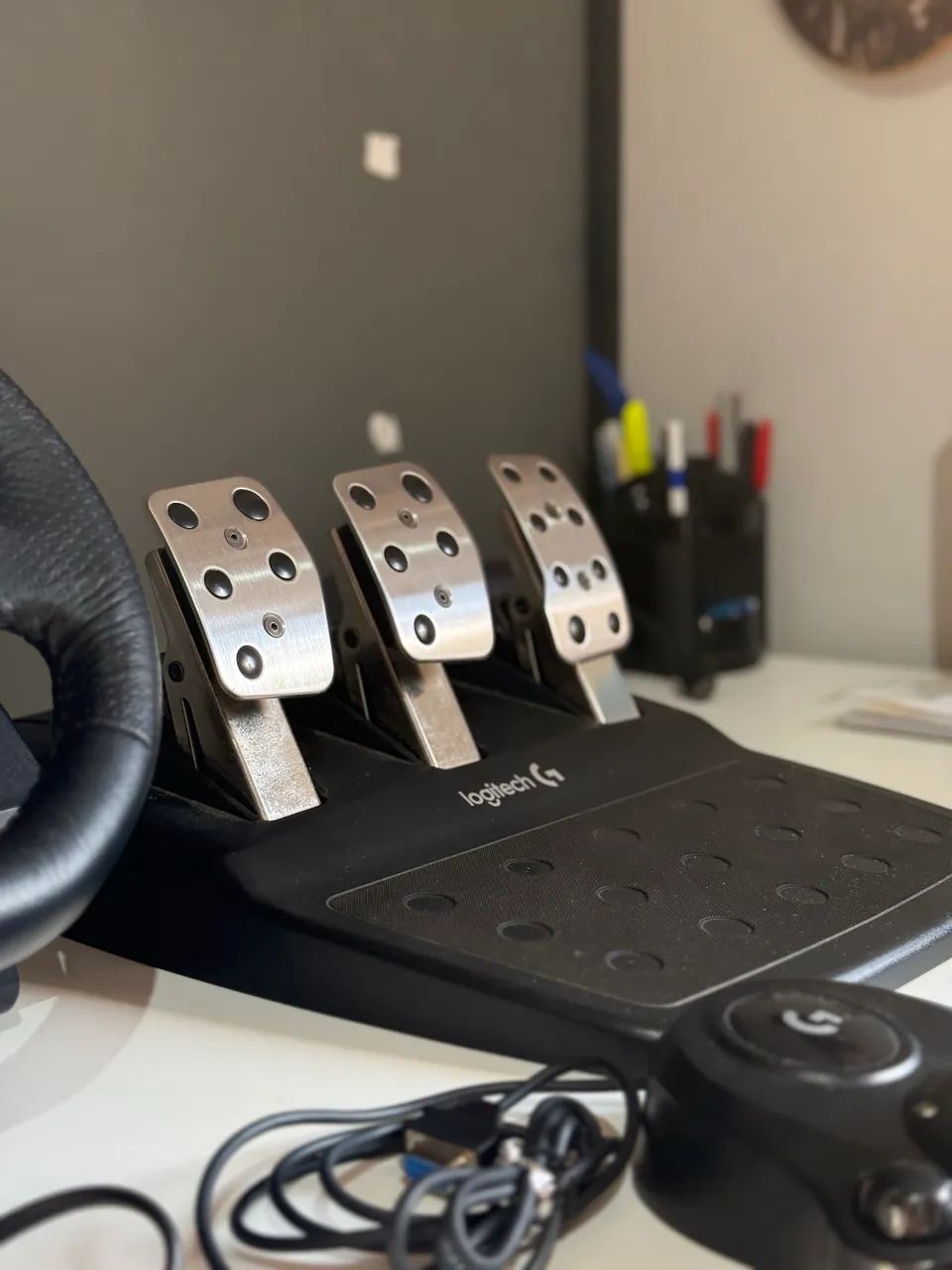 Volante G29 + Câmbio (LEIA O ANUNCIO) - Foto 6