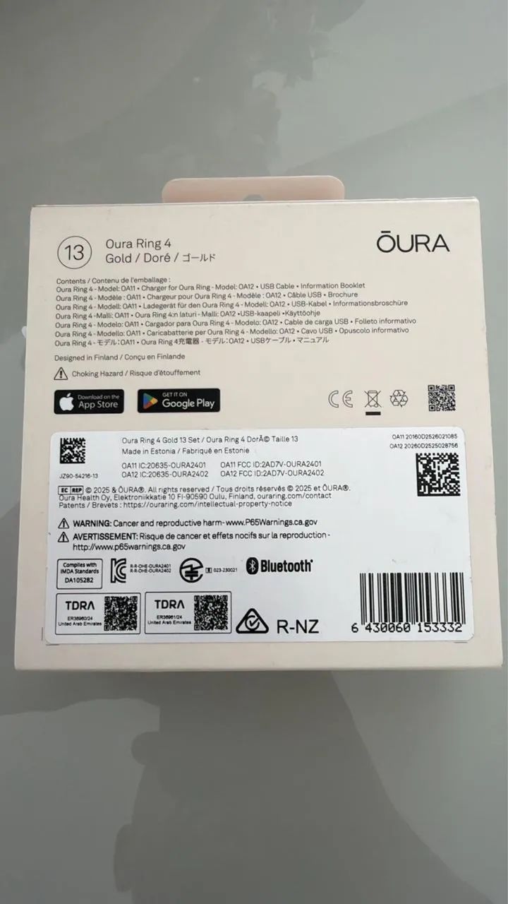 Oura Ring 4 Gold - Size 13 - Foto 2