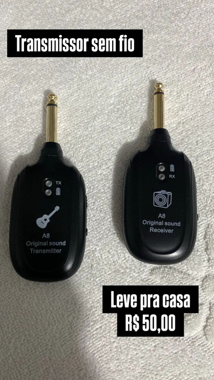 Transmissor sem fio A8