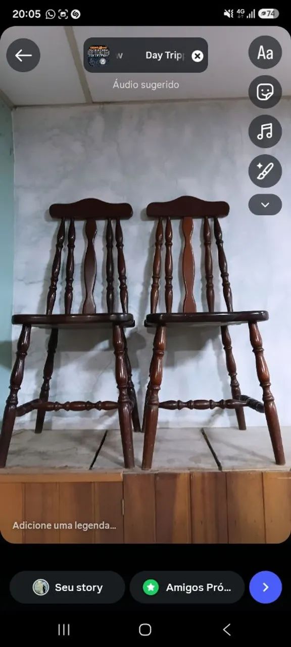 Cadeira colonial 