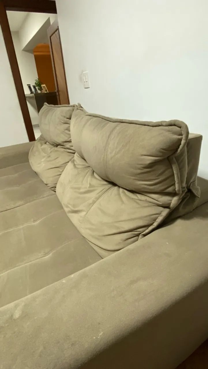 Sofá retrátil 3 lugares - Foto 4