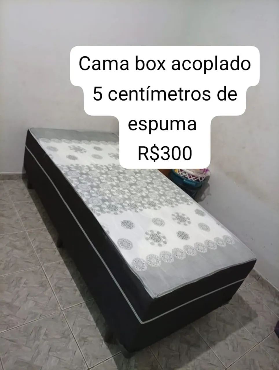 Cama box solteiro ortopédico 