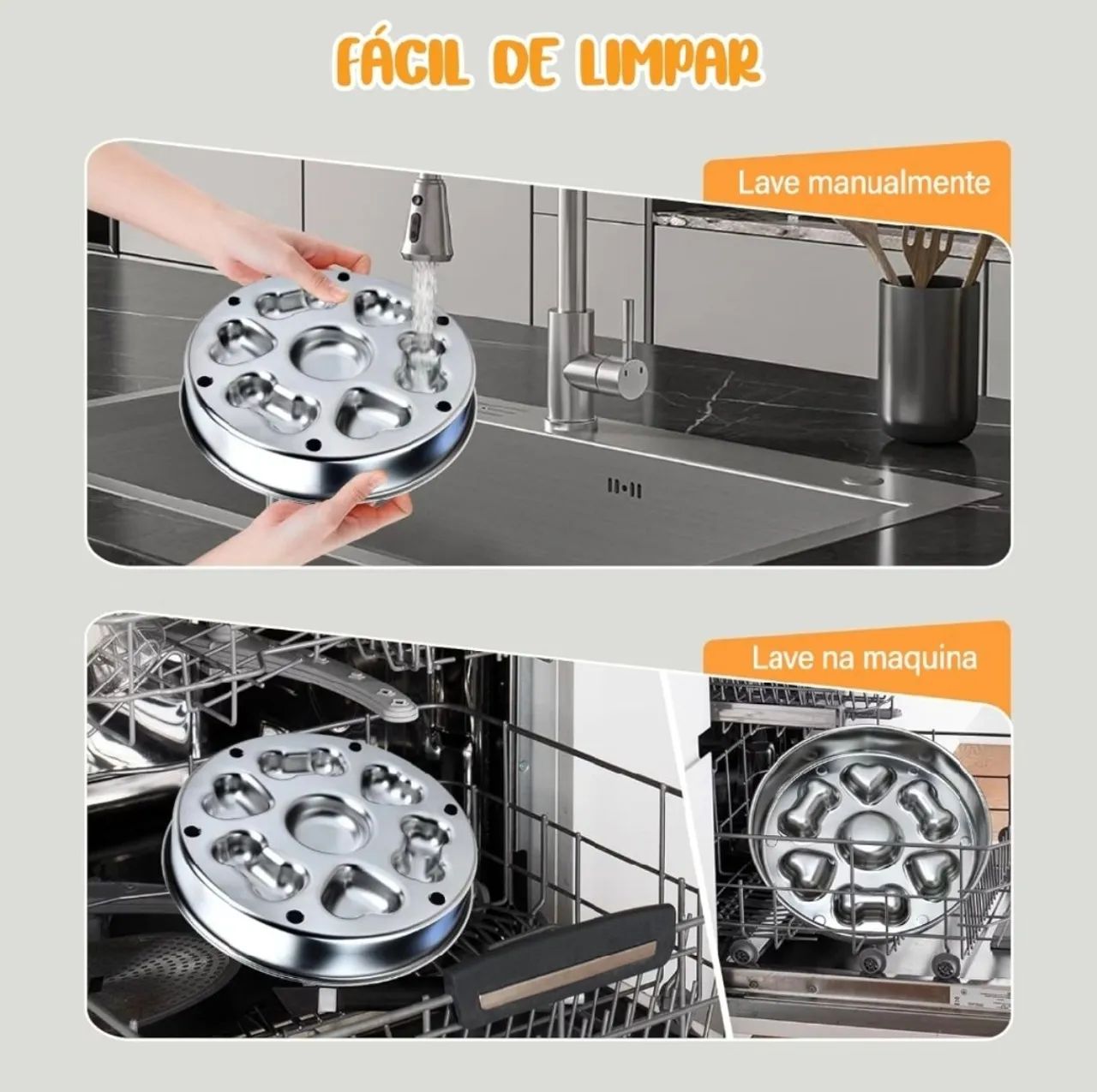 Comedouro lento pet inox - Foto 5