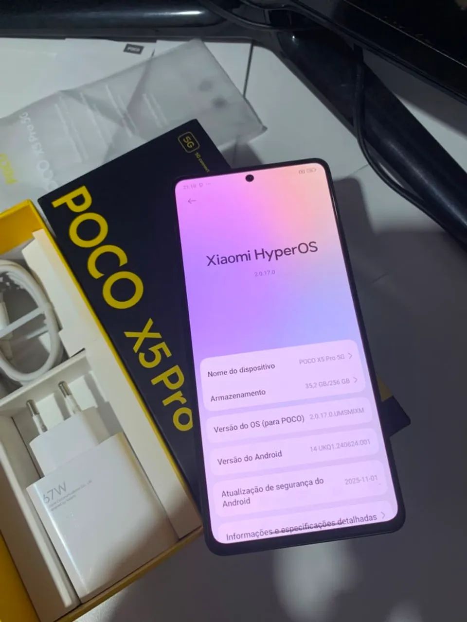 POCO X5 PRO 5G BLACK 256/8RAM - Foto 2