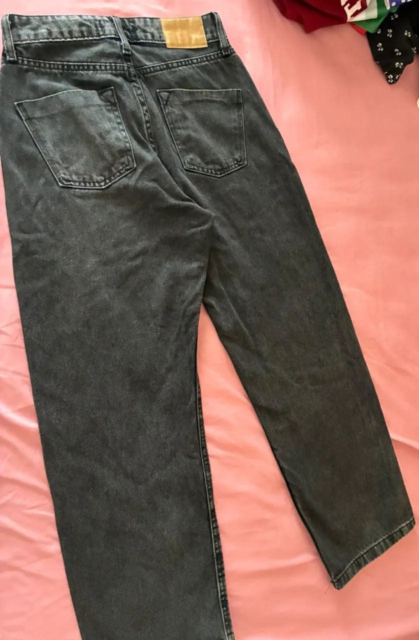 calça jeans preta mindset 34