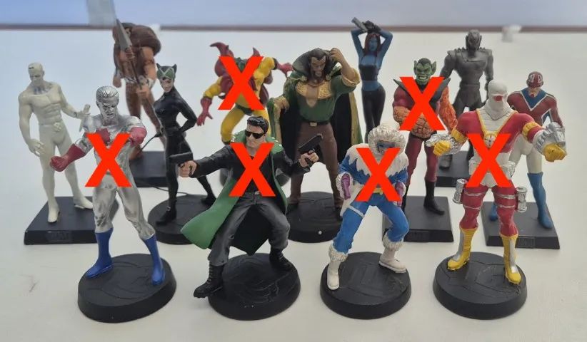 Miniaturas Eaglemoss Marvel e DC - Foto 2