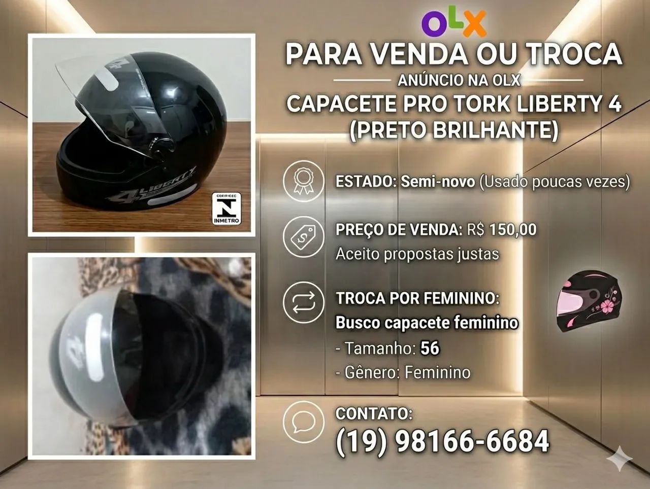 Capacete pro tork 