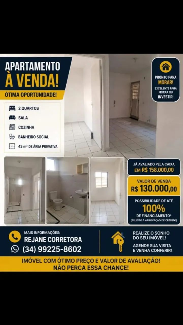 Apartamento  100%  financiado 