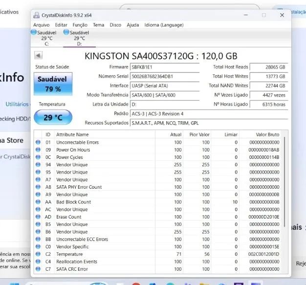 Ssd Kingston 120 gb - Foto 5