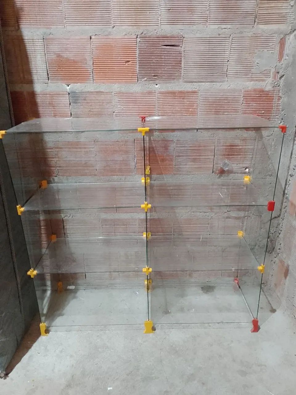 Platileira de vidro