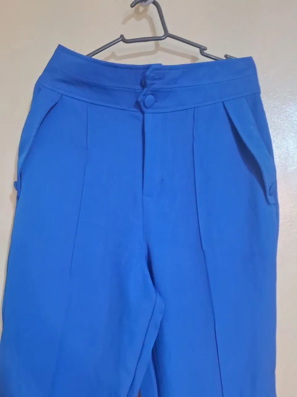 CALÇA SOCIAL AZUL - Foto 2