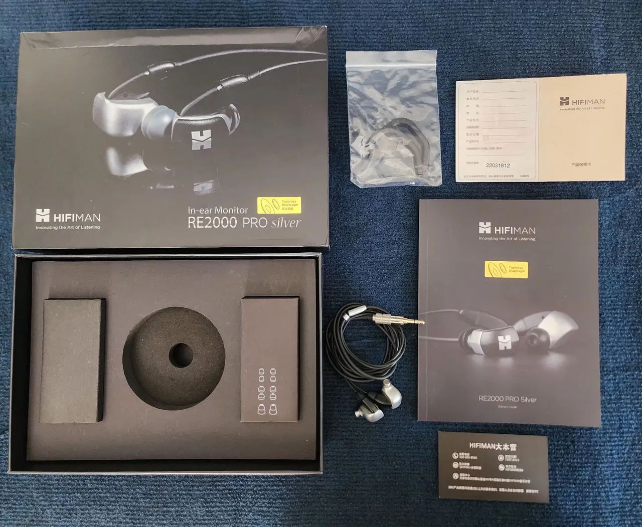 Hifiman Re2000 PRO Silver IEM Fone de ouvido High End  - Foto 2