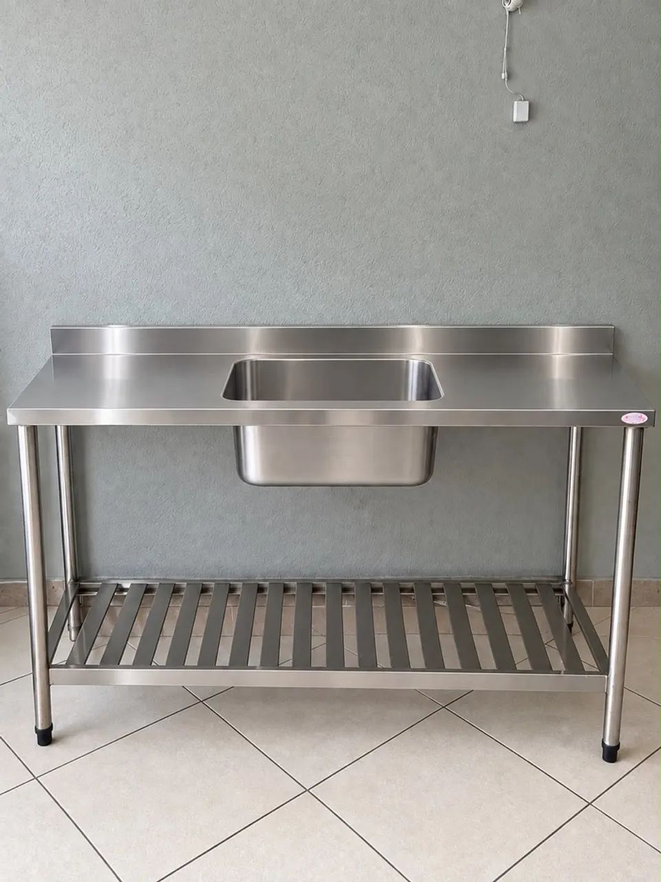 Pia de inox industrial 