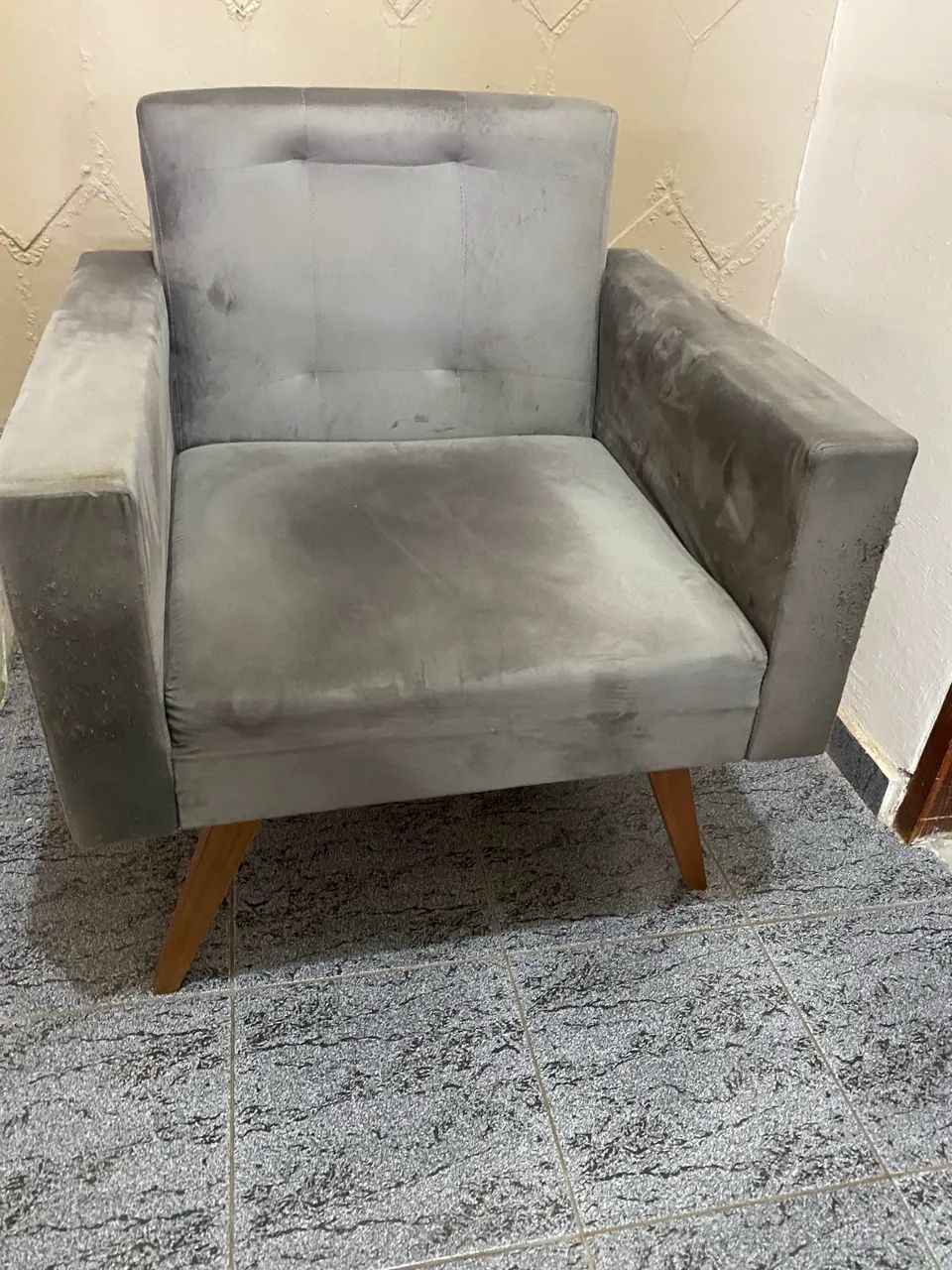 Vendo 2 poltronas de camurça  - Foto 4