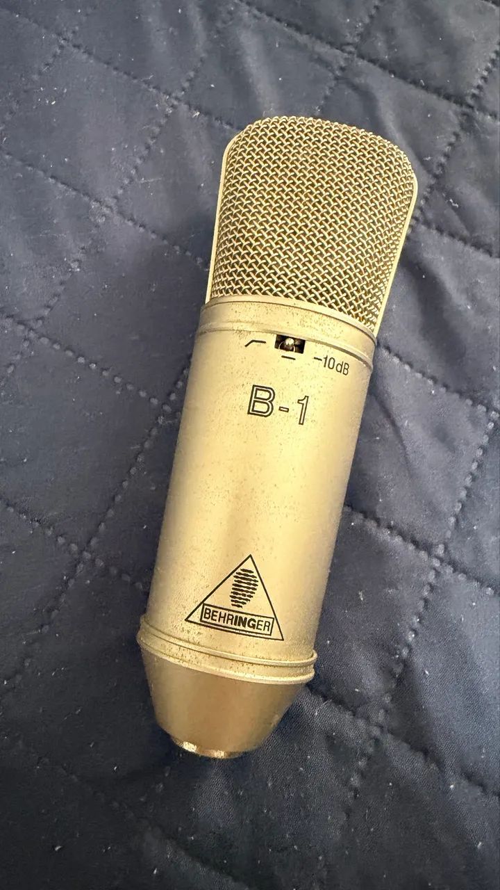 Microfone Behringer B1 Condensador Cor Prata (usado) - Foto 3