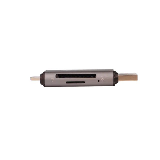 Adaptador Leitor de Cartão SD/TF Conexão USB-C / USB-A  - Foto 4
