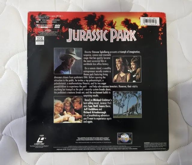 Laser Disc Ld Jurassic Park - Duplo - Foto 2