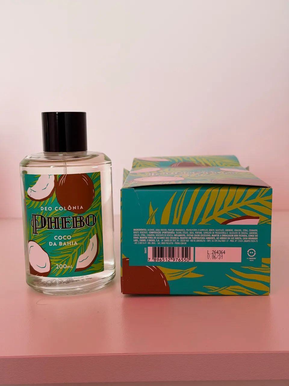 kit phebo coco da bahia sabonete e deo colônia - Foto 4
