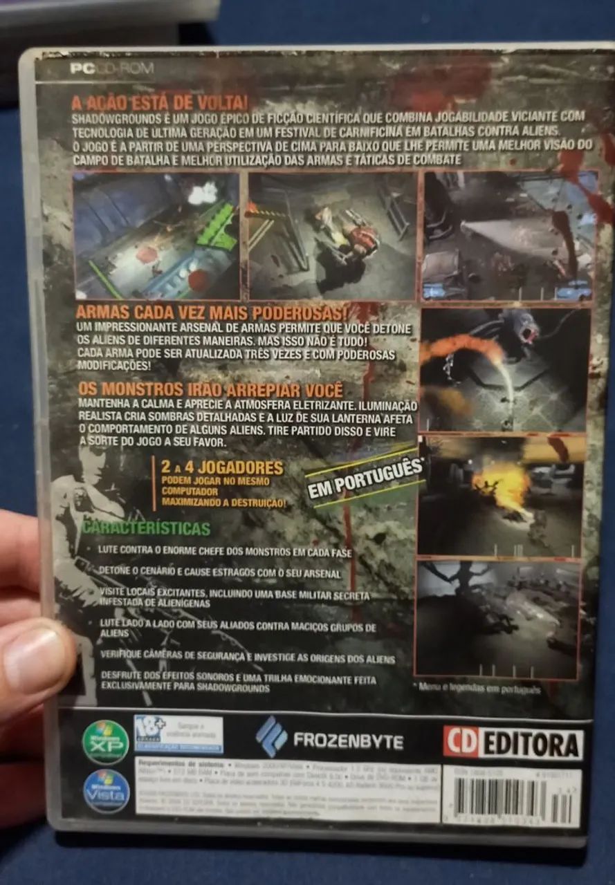 SHADOW GROUNDS CD EXPERT JOGO COMPLETO PARA PC - Foto 3