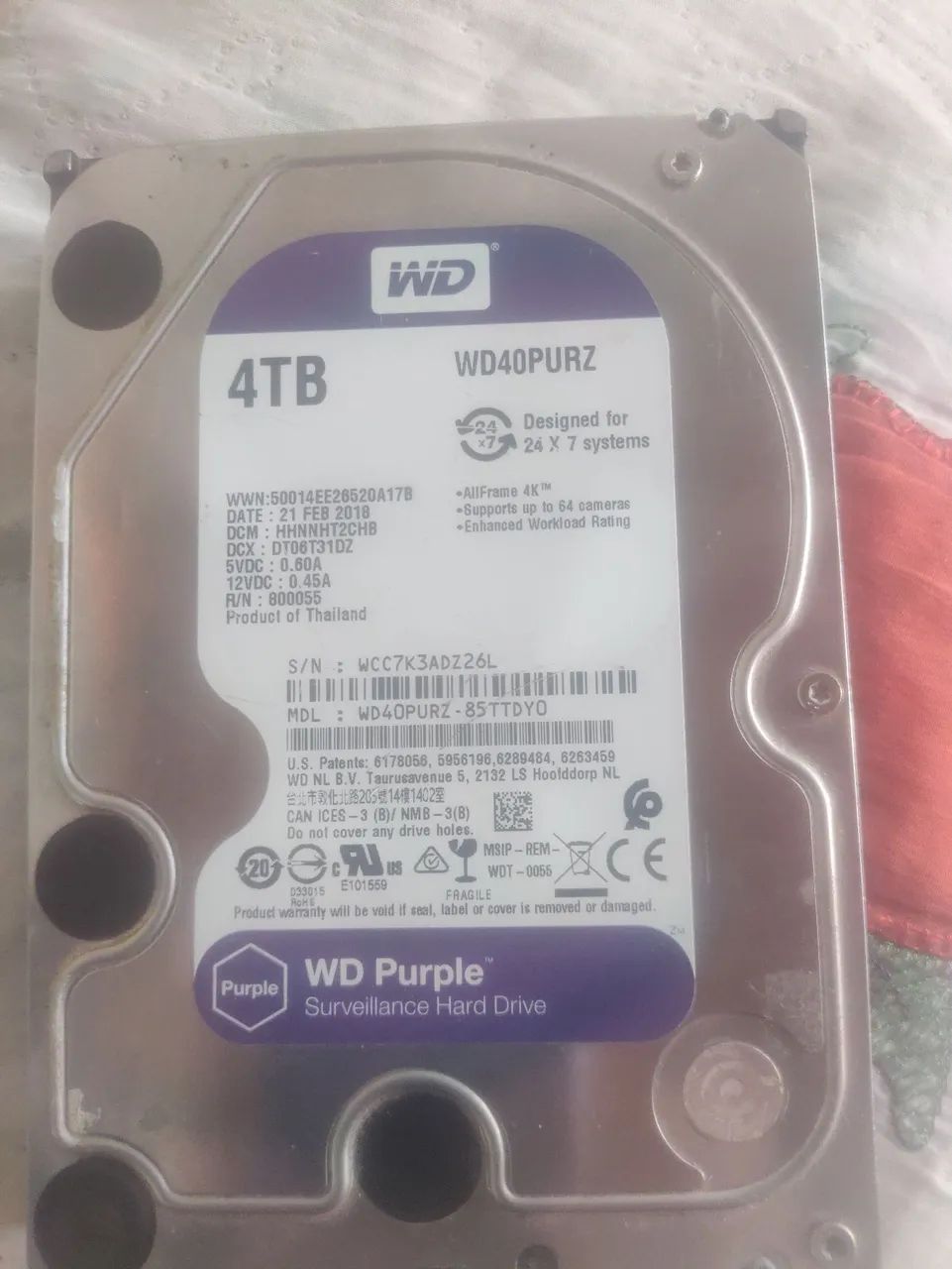 TOSHIBA（東芝） 動作品 4TB HDD HDD 4TB MD04ACA400N-512 ハードディスク 内蔵HDD 外付けハードディスク・ドライブ