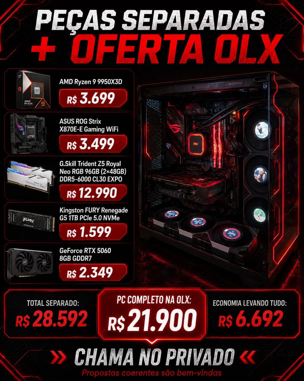 Pc gamer Asus rog - Foto 2