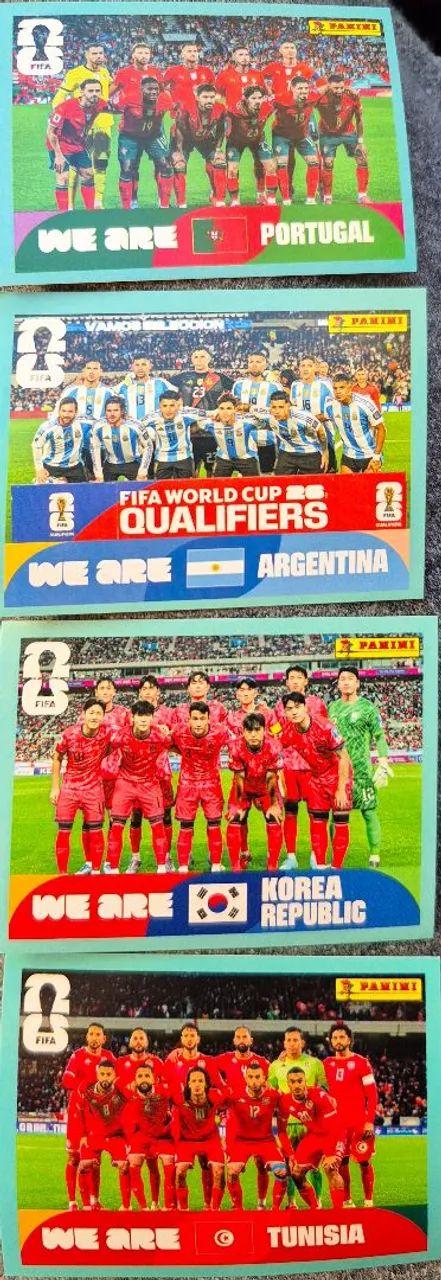 Figurinhas da Copa do Mundo 2026.