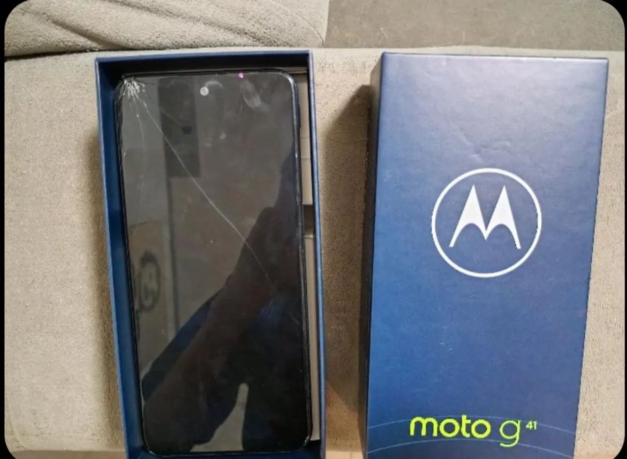 MOTO G41 tela quebrada - Foto 3