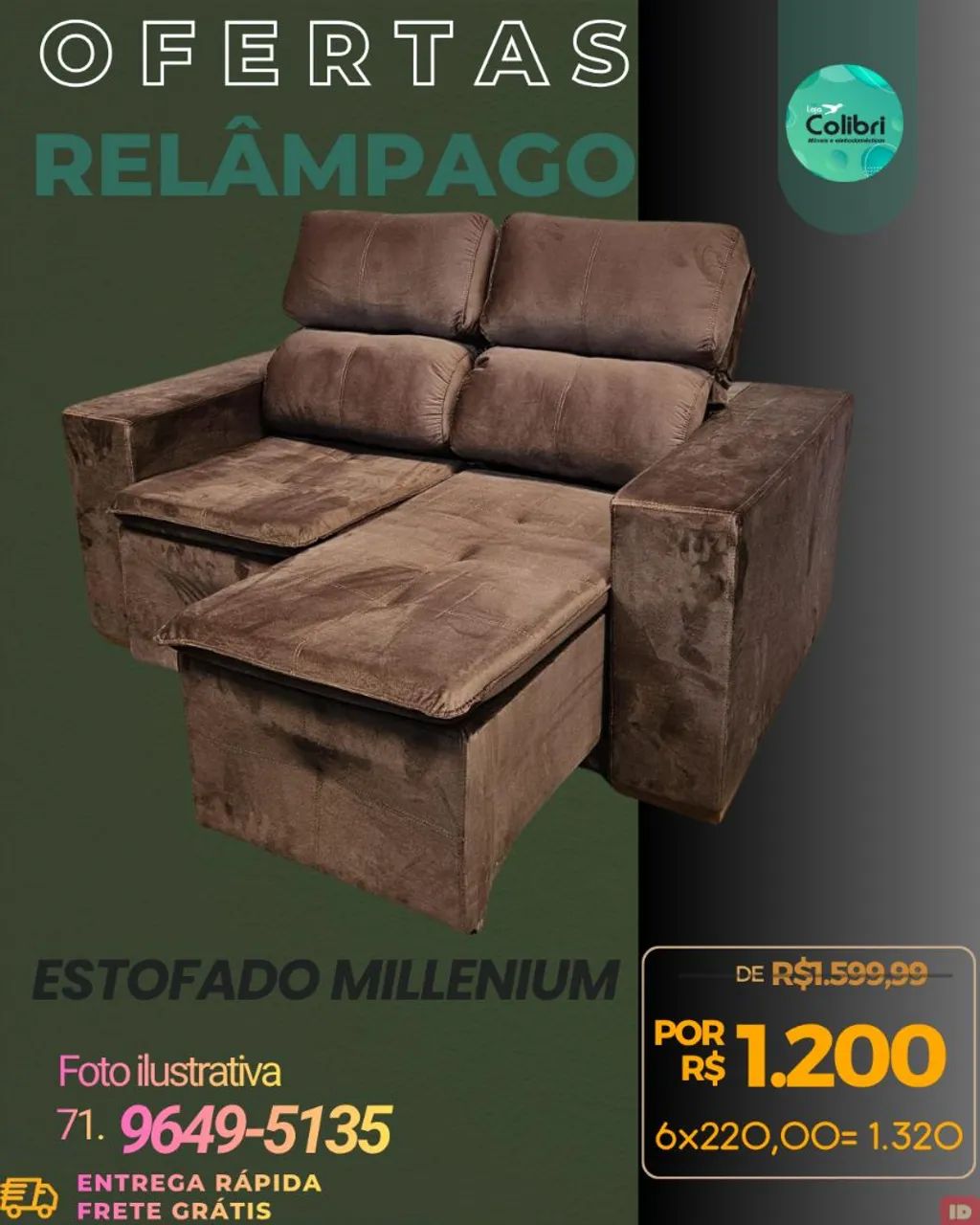 Estofado Retrátil  - Foto 3