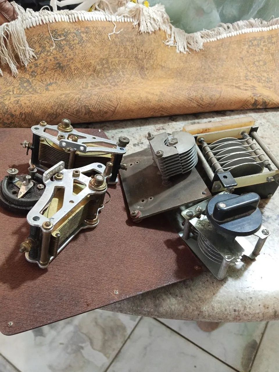 Capacitores variáveis,antigos usados : - Foto 4