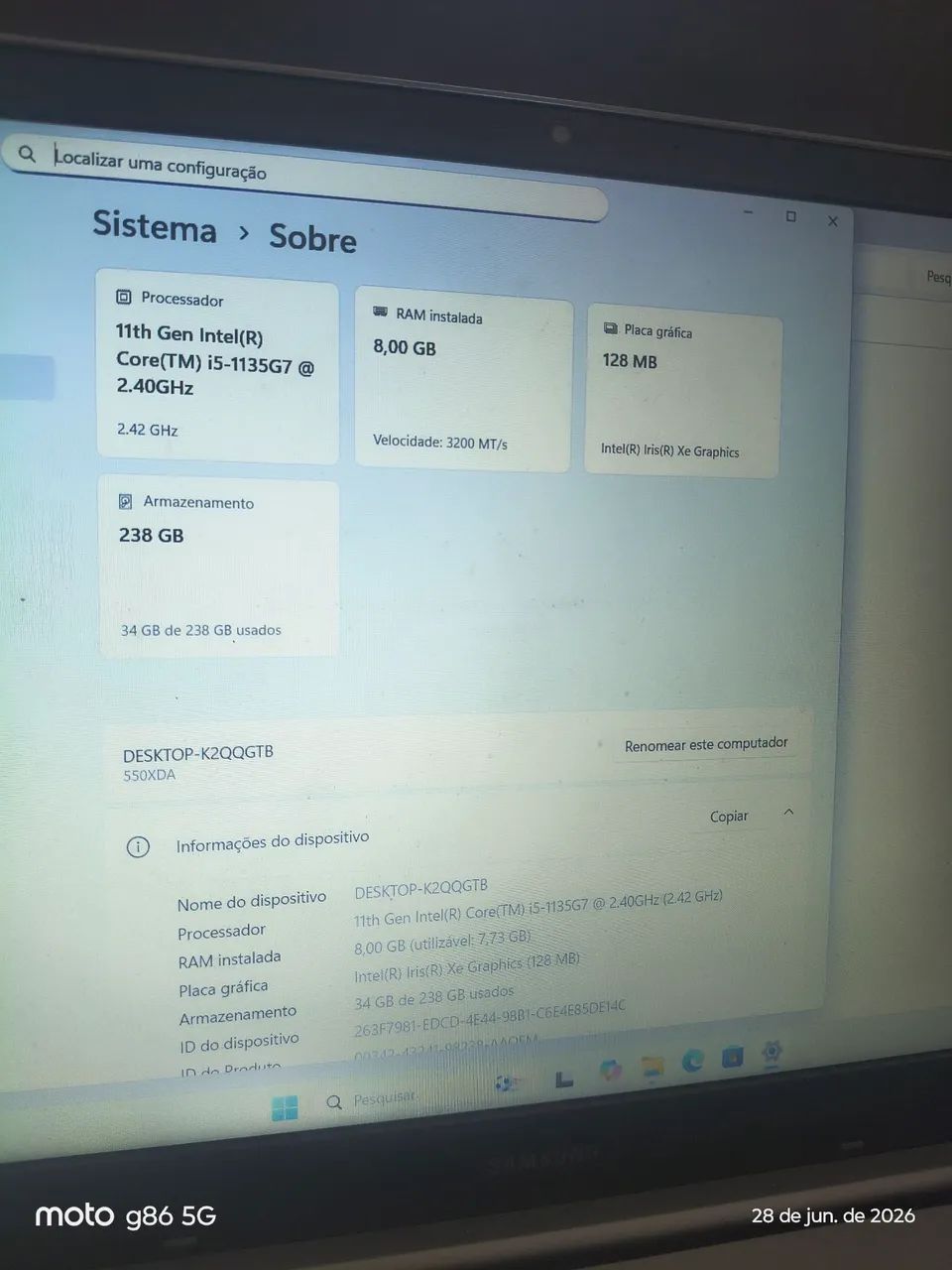 Notebook Samsung Galaxy book i5 - Foto 4