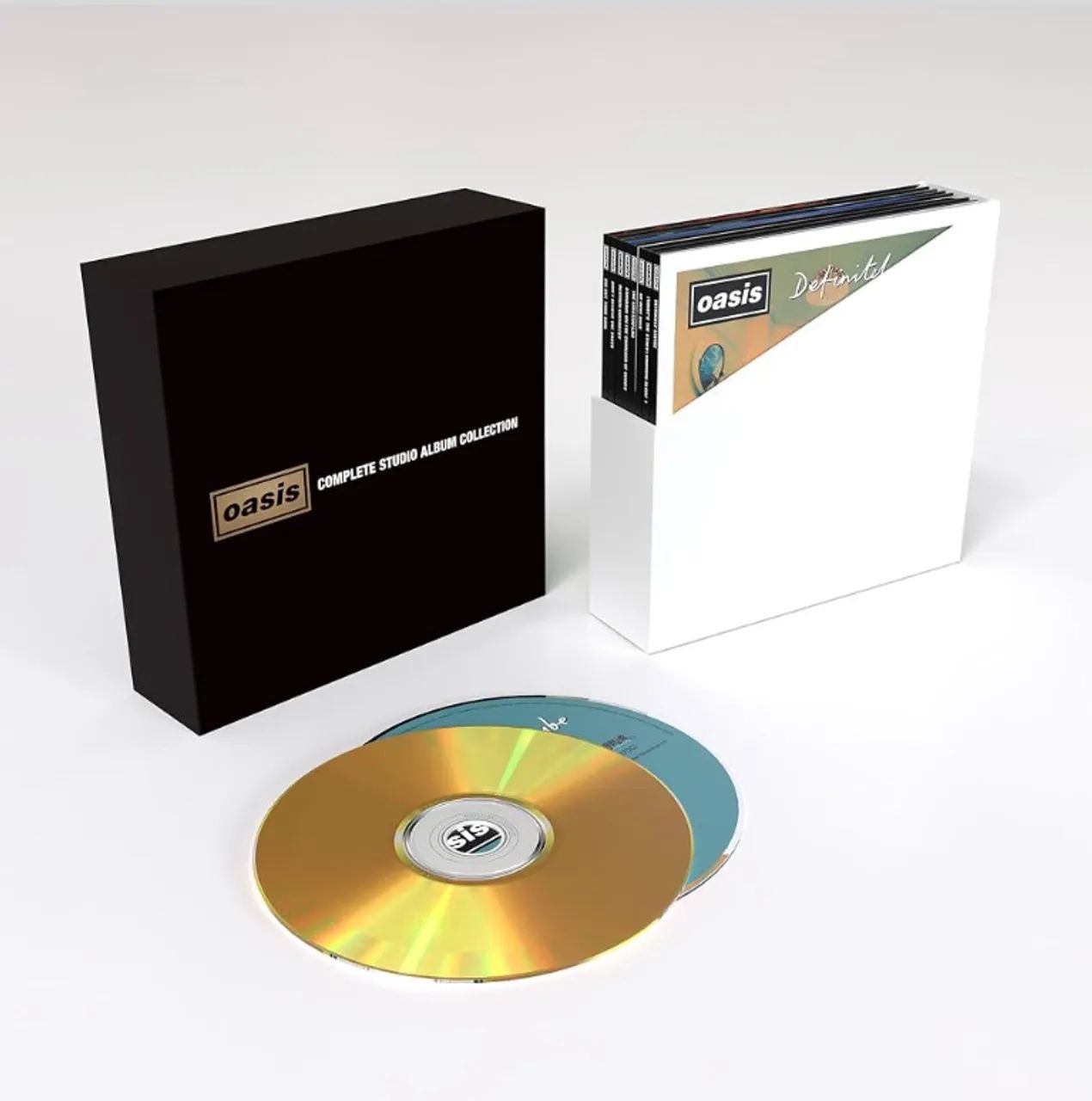 Oasis - Complete Studio Album Collection - Edição exclusiva com CDs dourados  - Foto 2