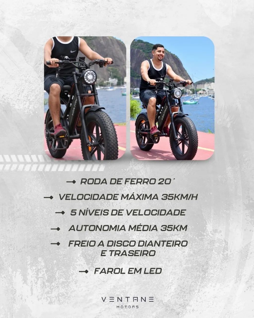 Bicicleta Elétrica STYLE 750w | MOTO CHEFE - Foto 4