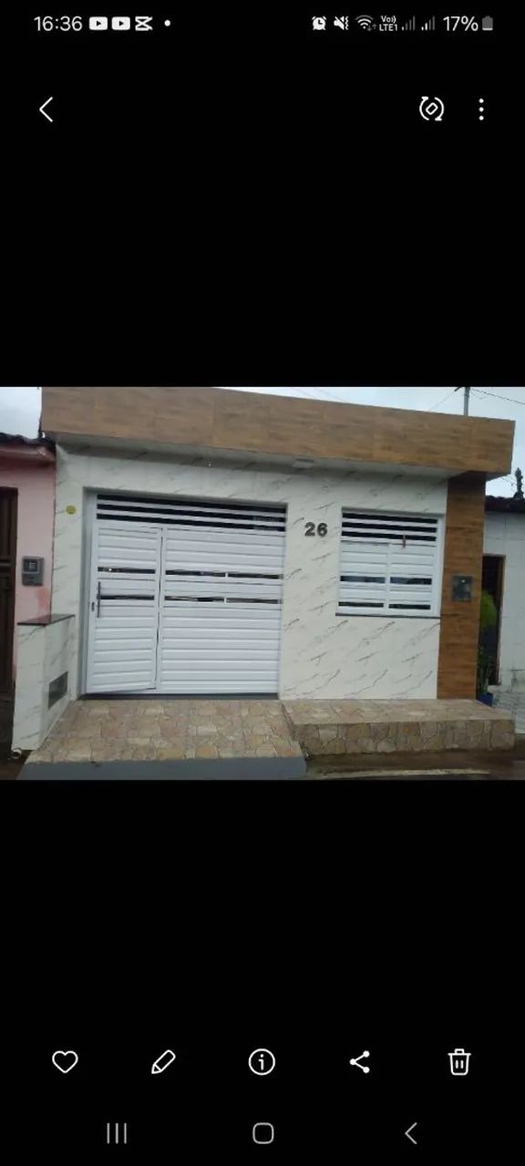 Vende-se ou troca  casa em  Rosário do catete 