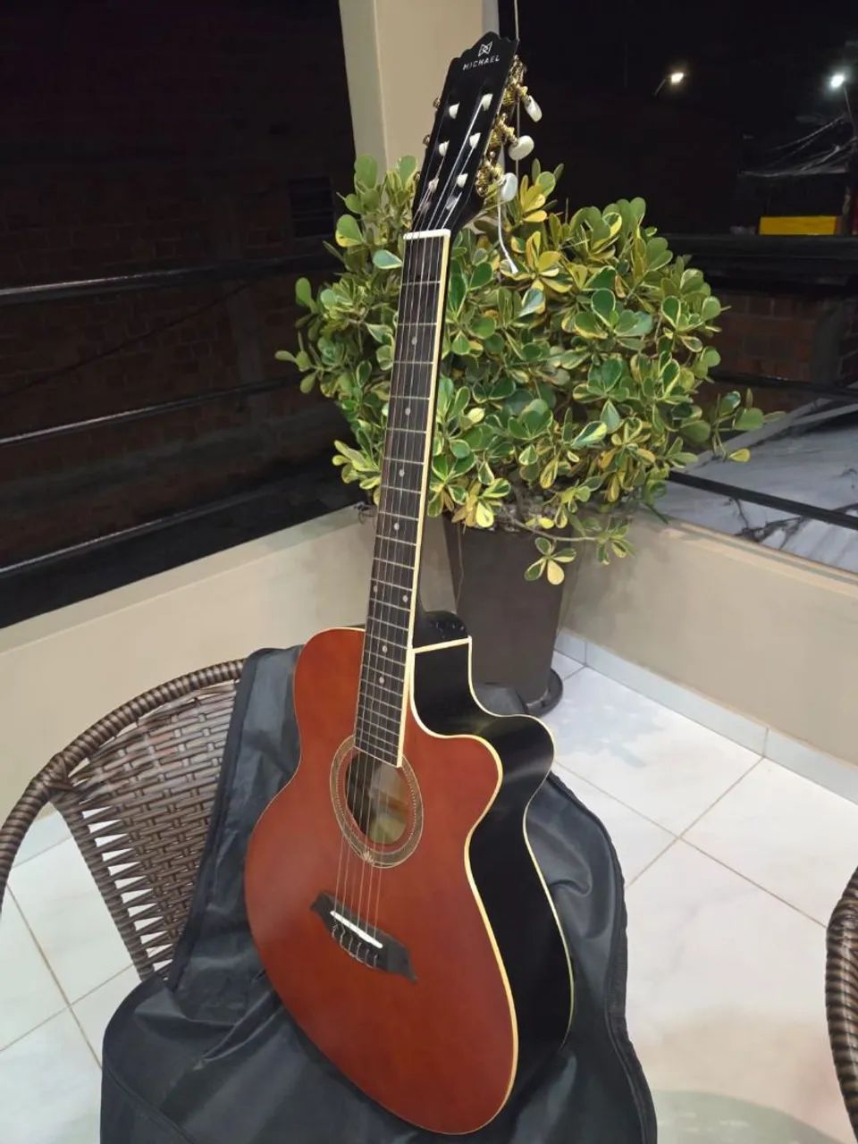 Violão Michael com capa  - Foto 2