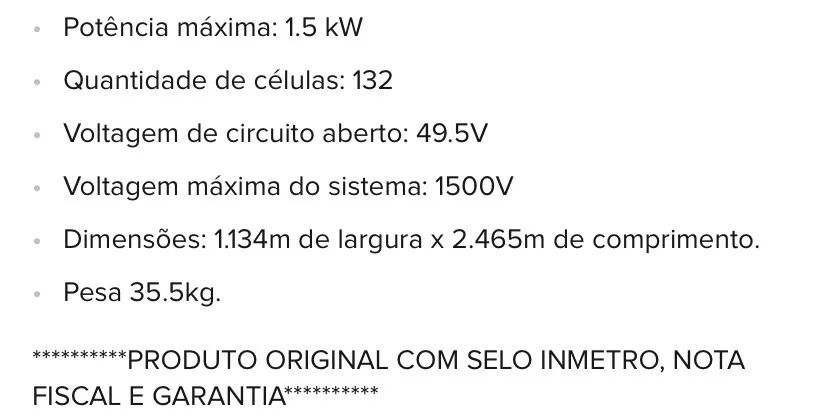 Modulo placa Solar bifacial 635w - Foto 2
