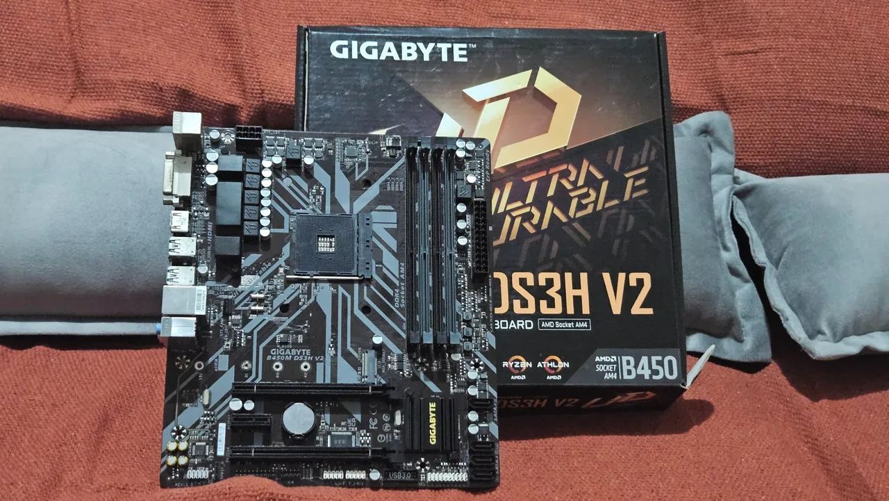Placa mãe AM4 e fonte 500w - Foto 2