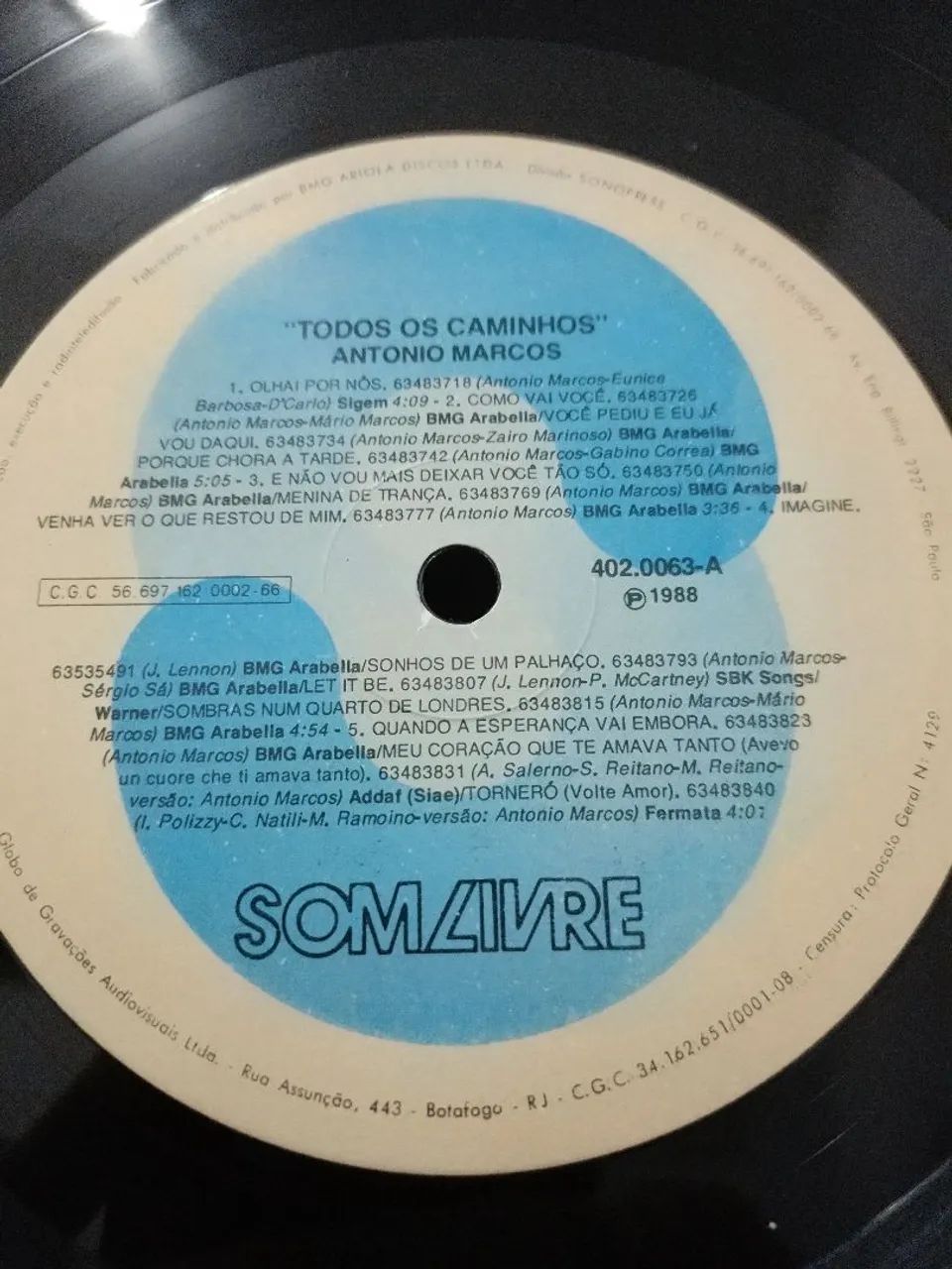 Vinil Antonio Marcos, 1988.<br> - Foto 3