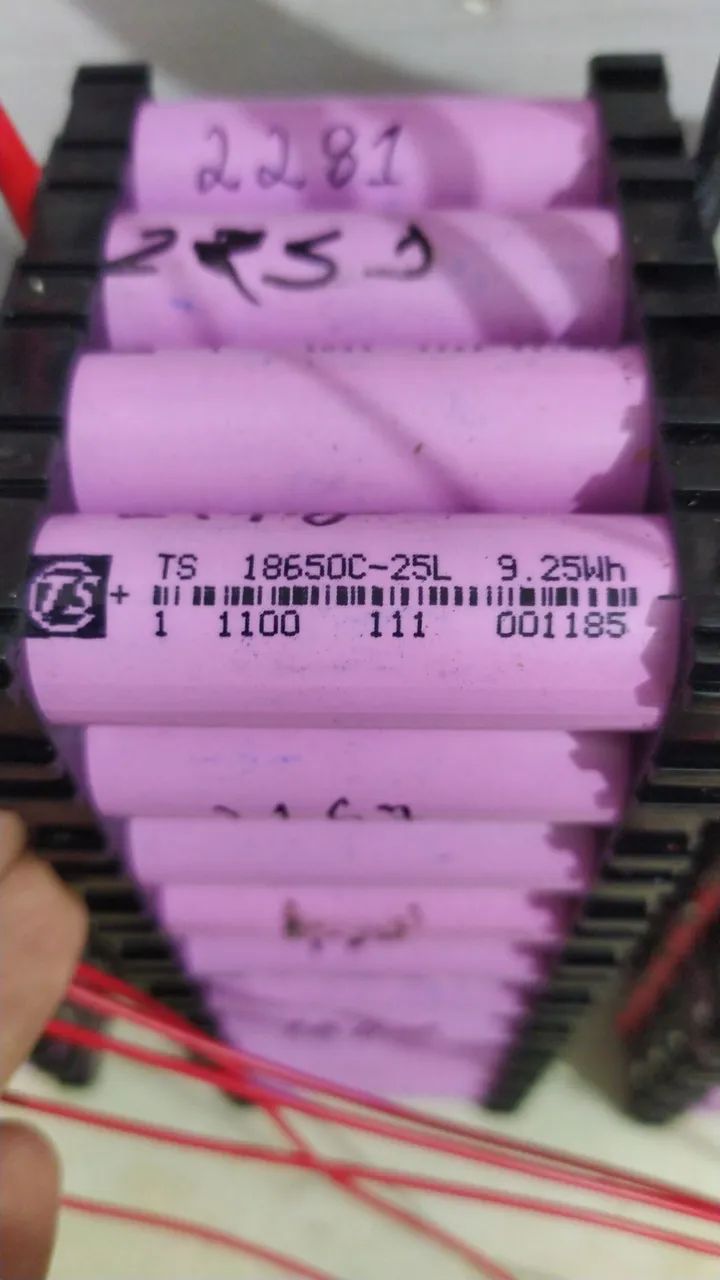 Bateria de lítio 7s 24 volts  - Foto 2